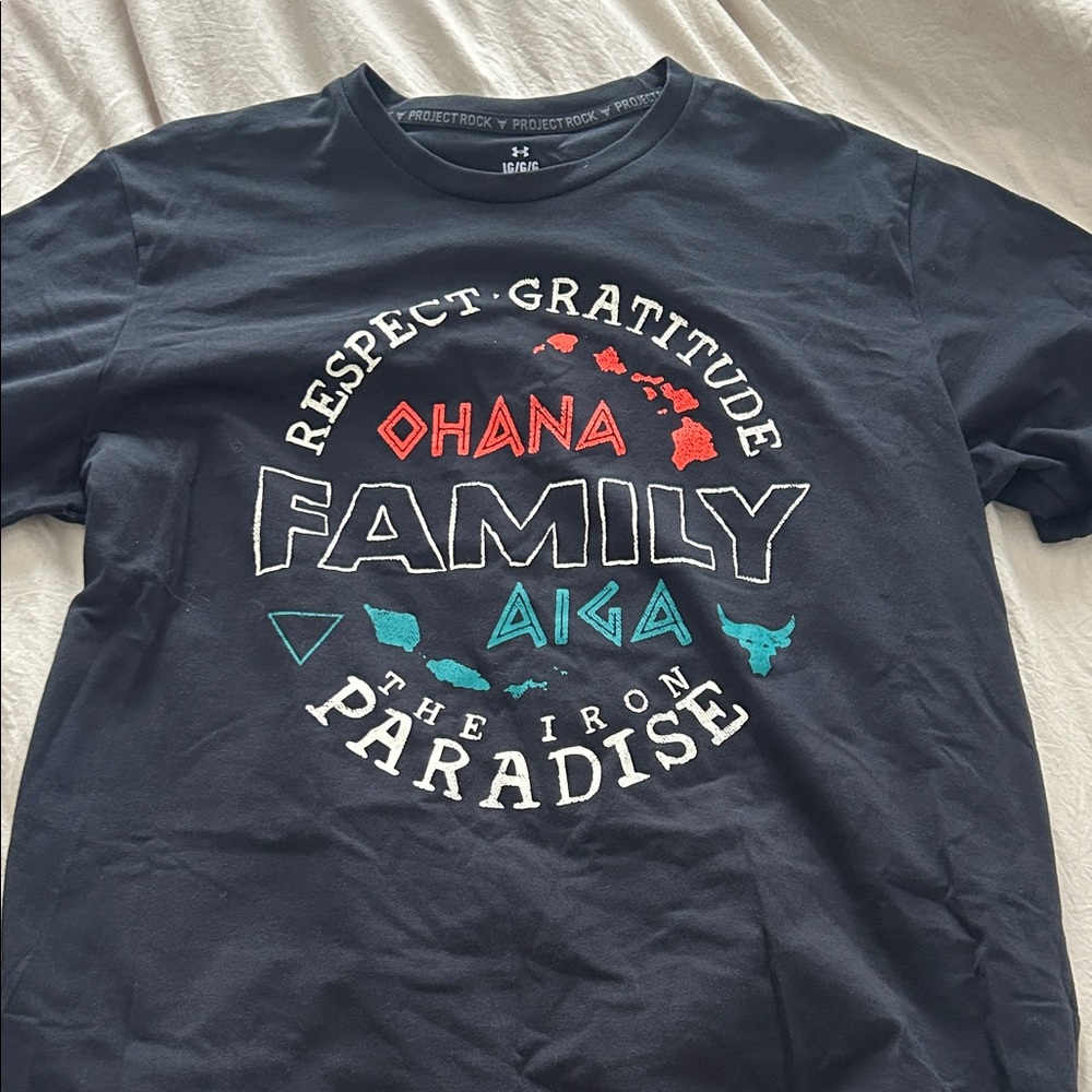 UA project rock shirt